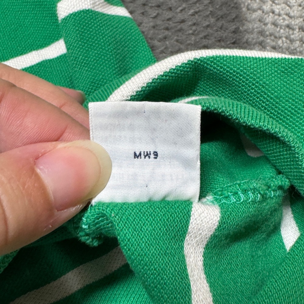 Polo Ralph Lauren Mens 2XLT Green White Striped Short Sleeve Polo Shirt Pink - Picture 8 of 8